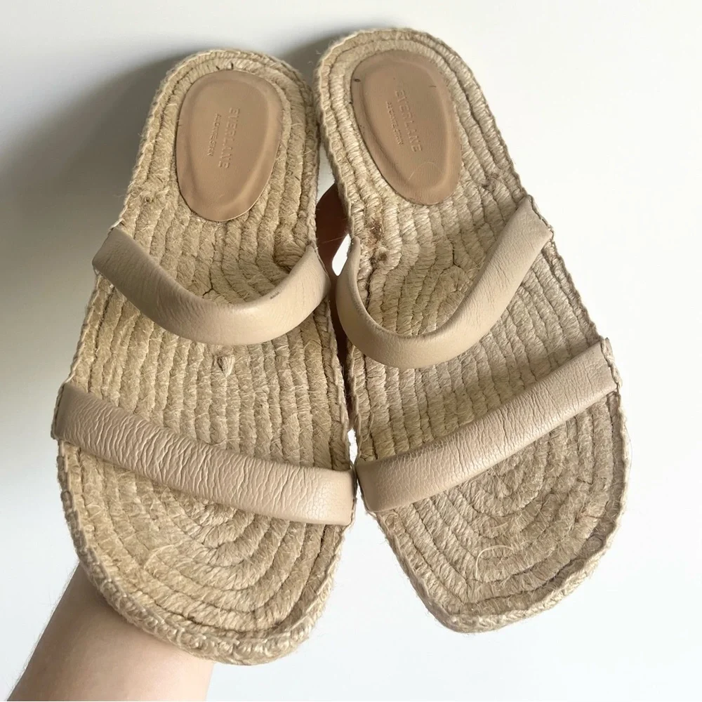 Everlane The Espadrille Sandal in Sand Size 8